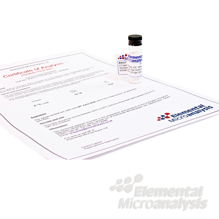 C3 type Glucose 13C IRMS Standard 1gm See Certificate 422942 Expiry 25 Apr 2028