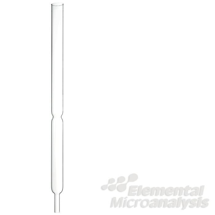 Combustion Tube for CHN Transparent Silica 2400/2410 Series pack of 5