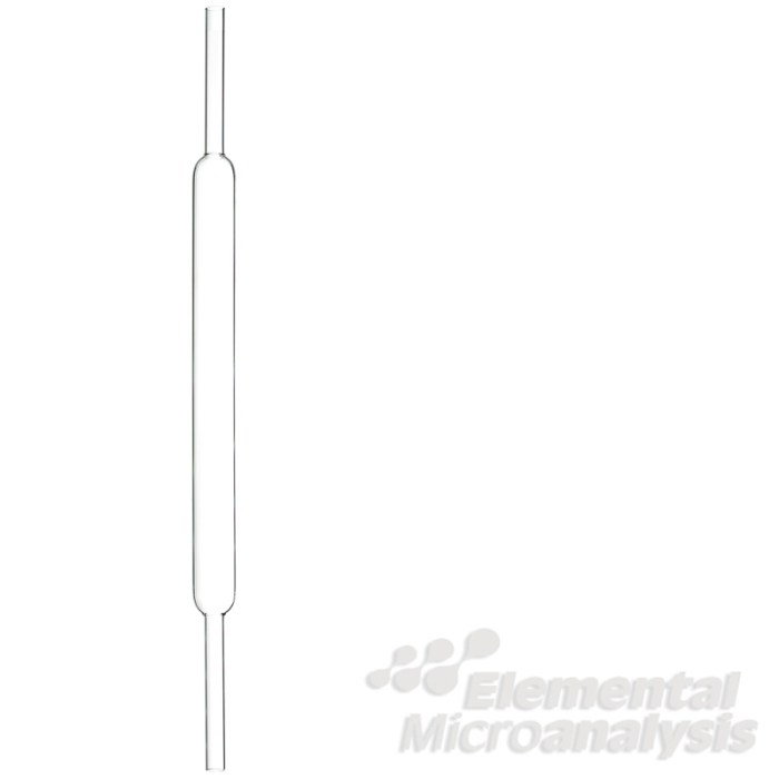 Reduction Tube for CHN Transparent Silica 2400 Series pack of 5