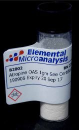 Atropine OAS 1gm  Alkaloid Salt Solid N.O.S.6.1. UN1544