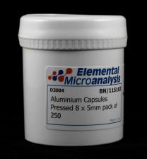 Aluminium Capsules Pressed 8 x 5mm pack of 250