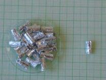 Aluminum Capsules Pressed 8.75 x 3.5mm pack of 100