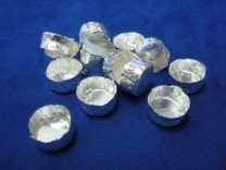 Silver Weighing Pans Pressed 7.5 x 15mm pack of 100