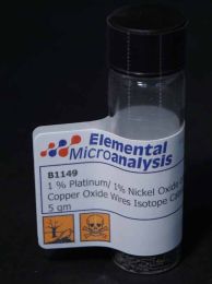 1 % Platinum/ 1% Nickel Oxide on Copper Oxide Wires Isotope Catalyst 5 gm