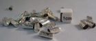 Tin Capsules Pressed Ultra-Light Weight 8.5 x 4mm pack of 100
