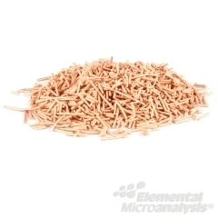 Copper Wires for S Analysis Coarse High Purity Reduced 6 x 0.65mm 100gm