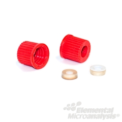 Cap Kit for Threaded Joints Caps  PTFE Backed Silicone Seals pack of 2