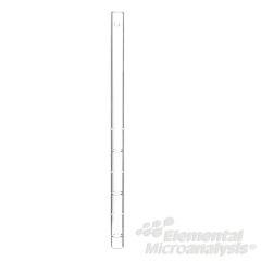 Sleeve Insert Open Both Ends Transparent Silica 13mm OD X 220mm