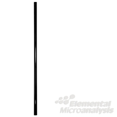 Glassy Carbon Tube Closed One End With 2mm Hole for use with E4405 12x9x420 mm