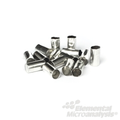 Smooth Wall Tin Capsules Flat Base 6 x 3mm pack of 100