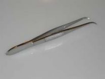 Forceps Stainless Steel Curved Points