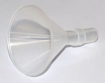 Powder filling funnel (small) with silicone tubing outlet 34.00-0051/4